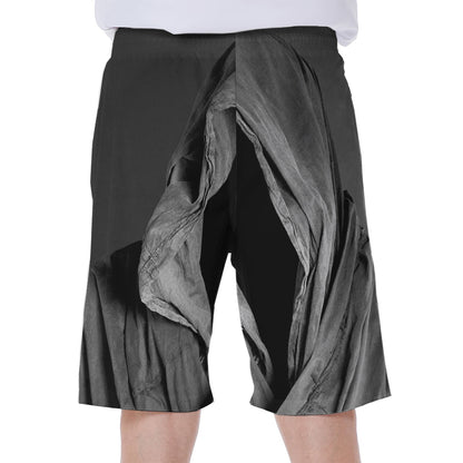 Ghost In The Darkness 3D Print Men's Beach Shorts