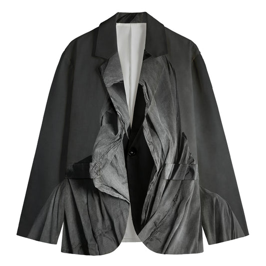 Ghost In The Darkness 3D Print Men's Blazer