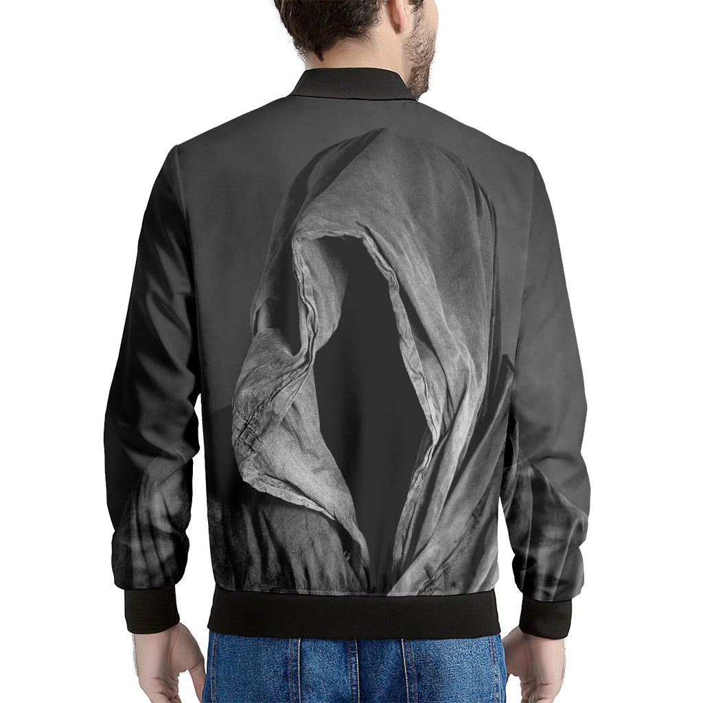 Ghost In The Darkness 3D Print Men's Bomber Jacket