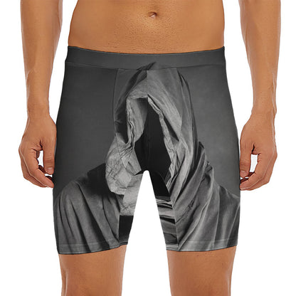 Ghost In The Darkness 3D Print Men's Long Boxer Briefs