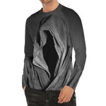 Ghost In The Darkness 3D Print Men's Long Sleeve Rash Guard