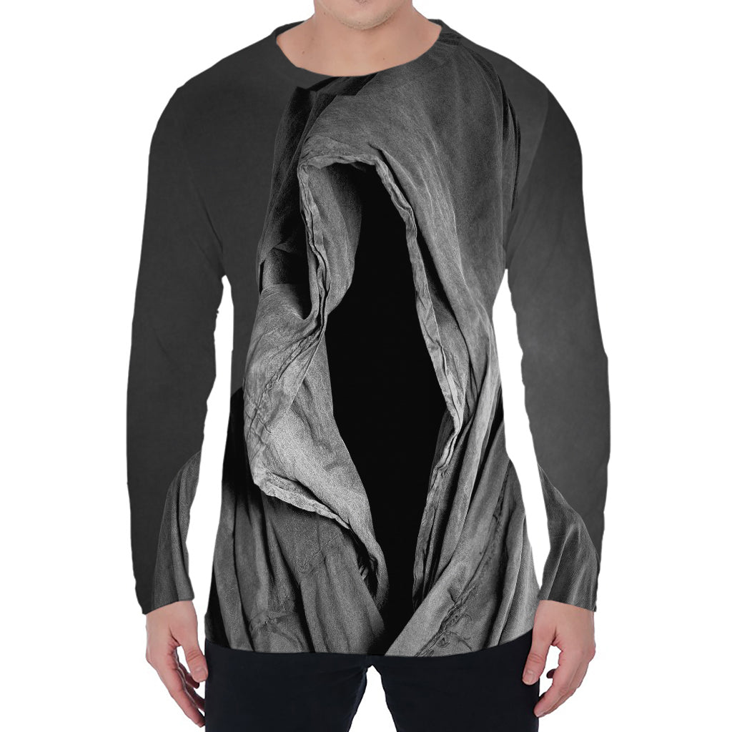 Ghost In The Darkness 3D Print Men's Long Sleeve T-Shirt