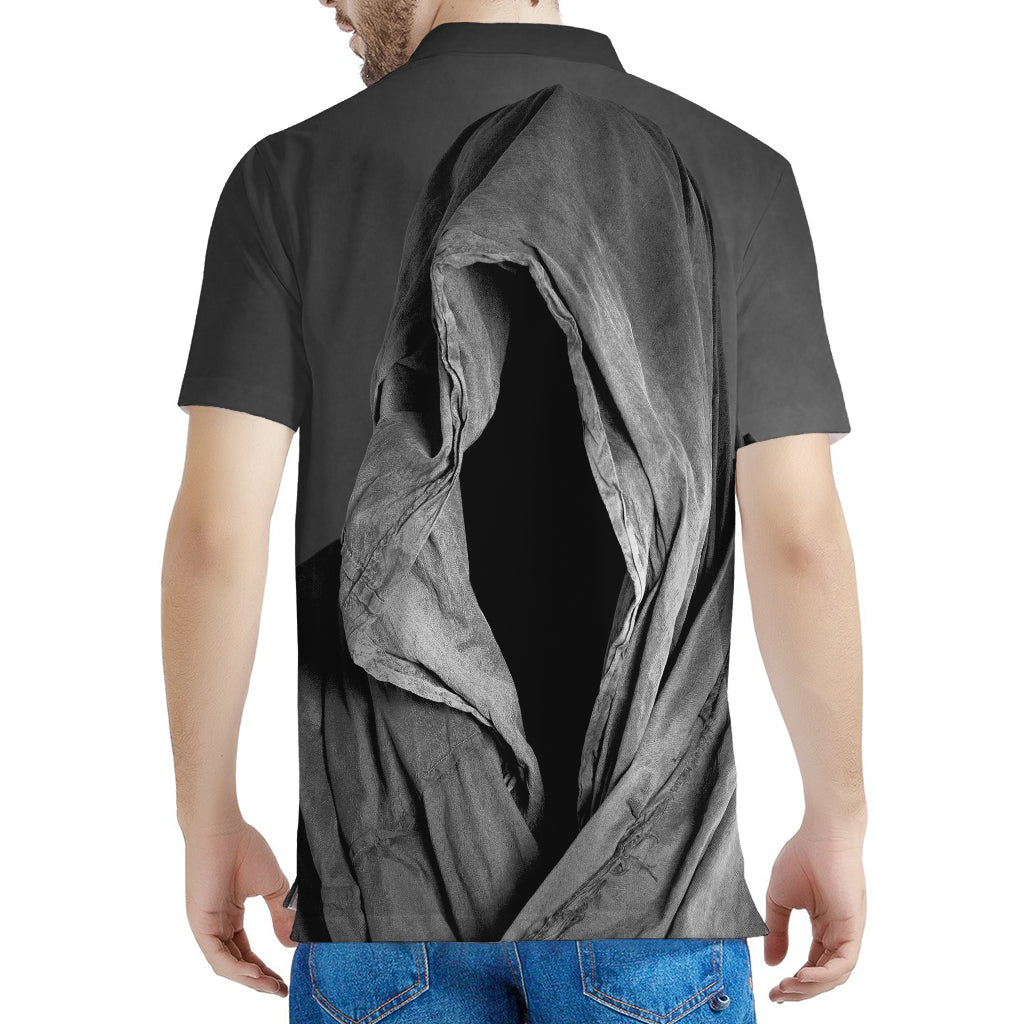 Ghost In The Darkness 3D Print Men's Polo Shirt