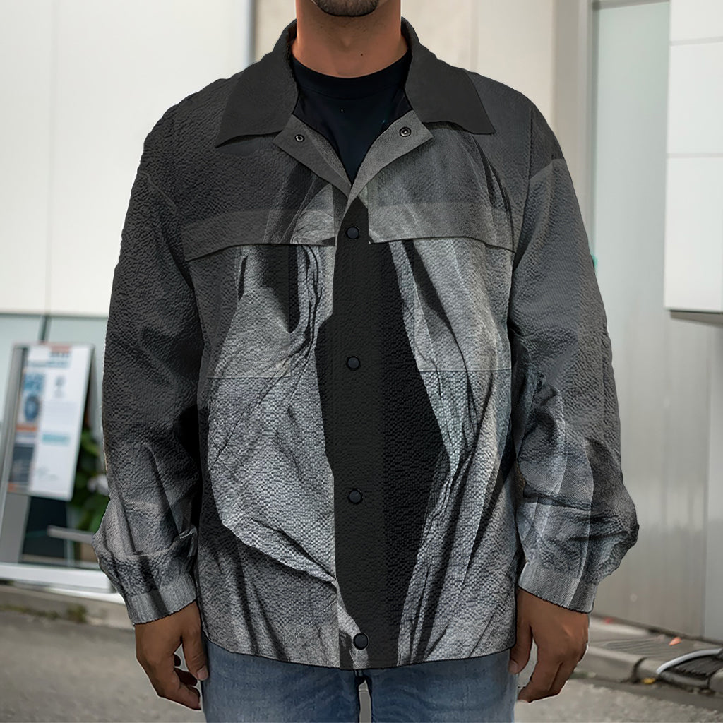 Ghost In The Darkness 3D Print Men's Shirt Jacket