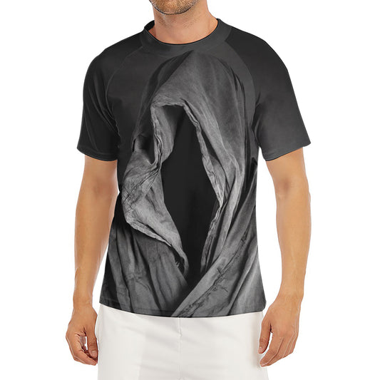 Ghost In The Darkness 3D Print Men's Short Sleeve Rash Guard