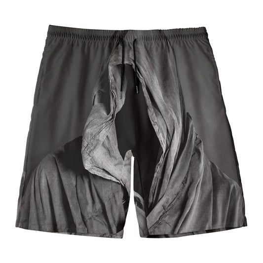 Ghost In The Darkness 3D Print Men's Swim Trunks