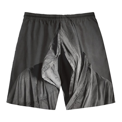 Ghost In The Darkness 3D Print Men's Swim Trunks