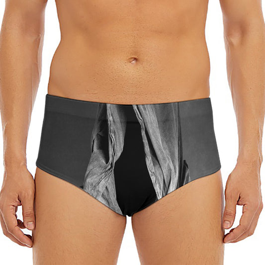 Ghost In The Darkness 3D Print Men's Triangle Swim Briefs