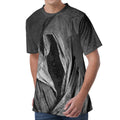 Ghost In The Darkness 3D Print Men's Velvet T-Shirt