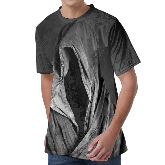 Ghost In The Darkness 3D Print Men's Velvet T-Shirt