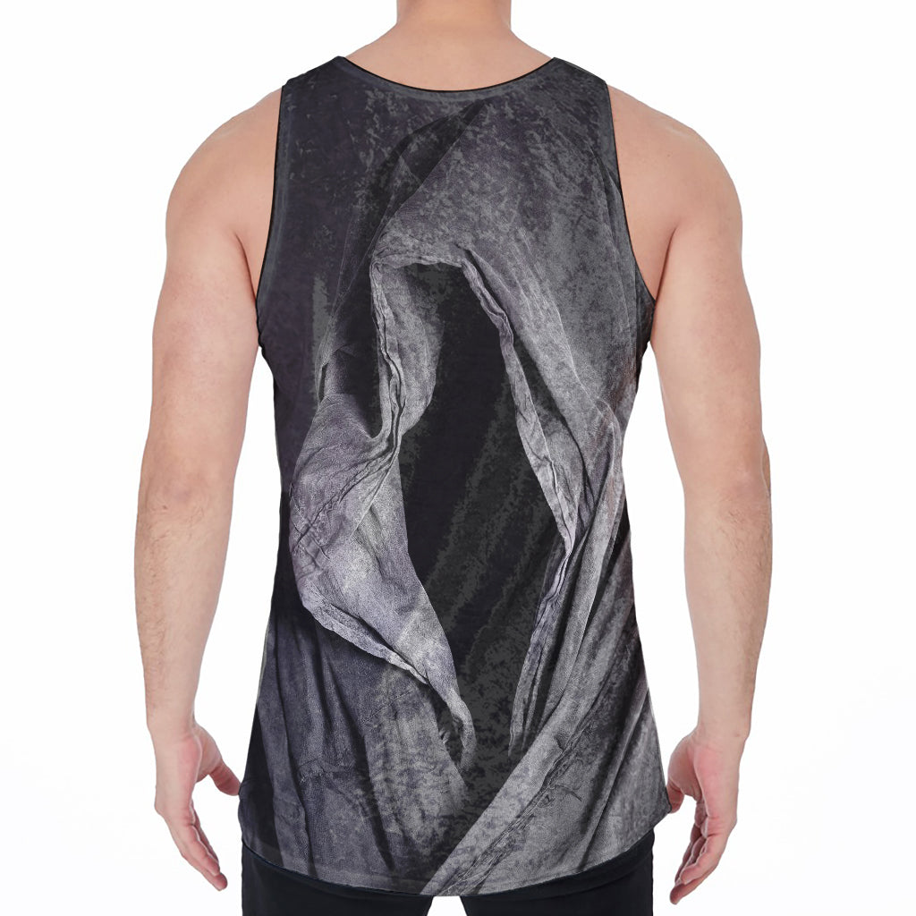 Ghost In The Darkness 3D Print Men's Velvet Tank Top