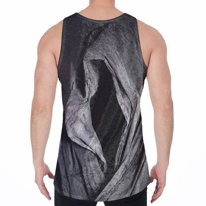 Ghost In The Darkness 3D Print Men's Velvet Tank Top