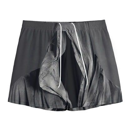 Ghost In The Darkness 3D Print Mesh Shorts