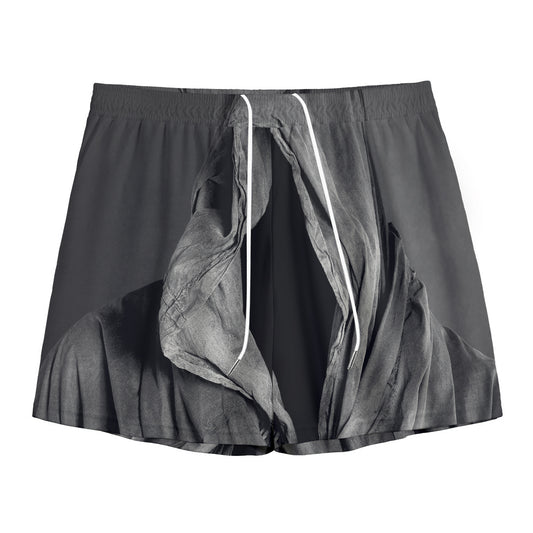 Ghost In The Darkness 3D Print Mesh Shorts