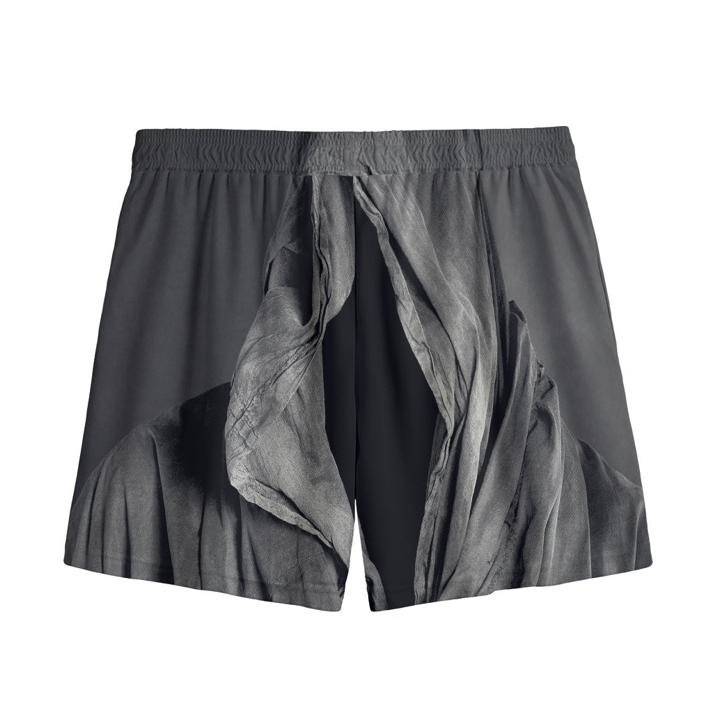 Ghost In The Darkness 3D Print Mesh Shorts