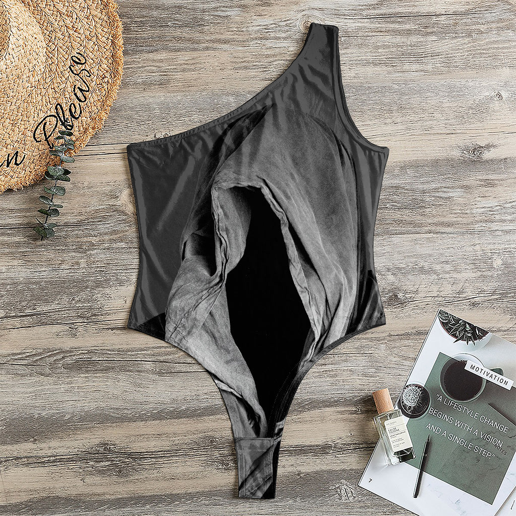 Ghost In The Darkness 3D Print One Shoulder Bodysuit