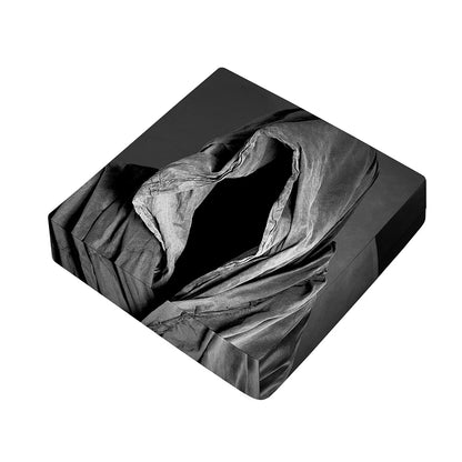 Ghost In The Darkness 3D Print Outdoor Seat Cushion Cover