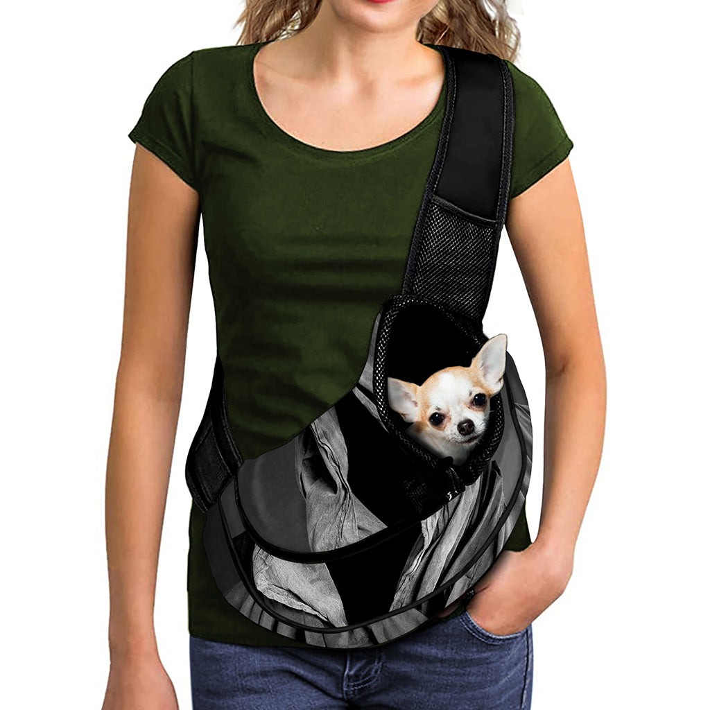 Ghost In The Darkness 3D Print Pet Sling Carrier