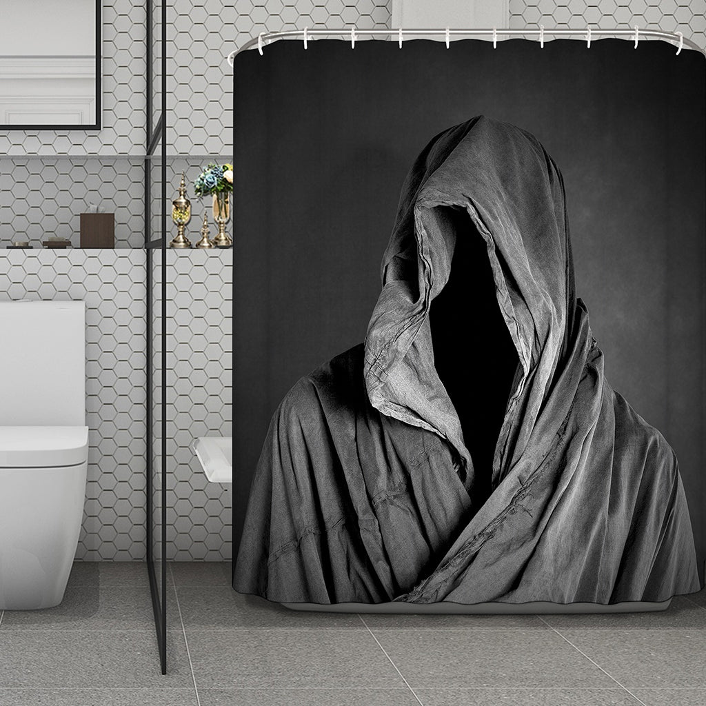 Ghost In The Darkness 3D Print Polyester Shower Curtain