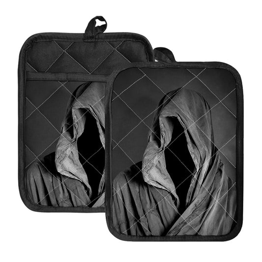 Ghost In The Darkness 3D Print Pot Holders With Pocket