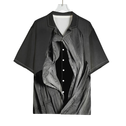 Ghost In The Darkness 3D Print Rayon Hawaiian Shirt