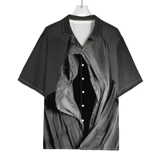 Ghost In The Darkness 3D Print Rayon Hawaiian Shirt