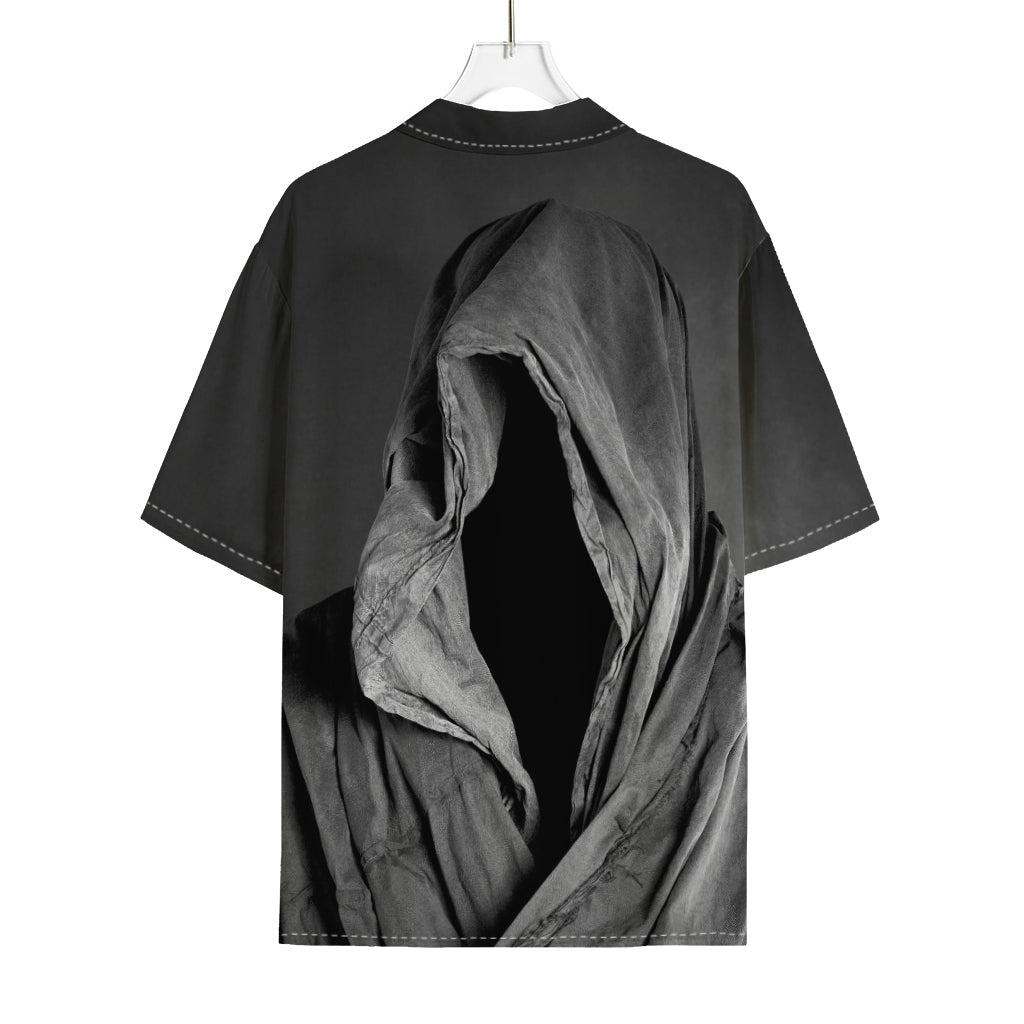 Ghost In The Darkness 3D Print Rayon Hawaiian Shirt