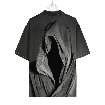 Ghost In The Darkness 3D Print Rayon Hawaiian Shirt