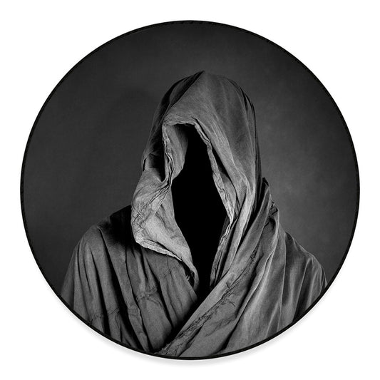 Ghost In The Darkness 3D Print Round Floor Mat