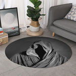Ghost In The Darkness 3D Print Round Rug