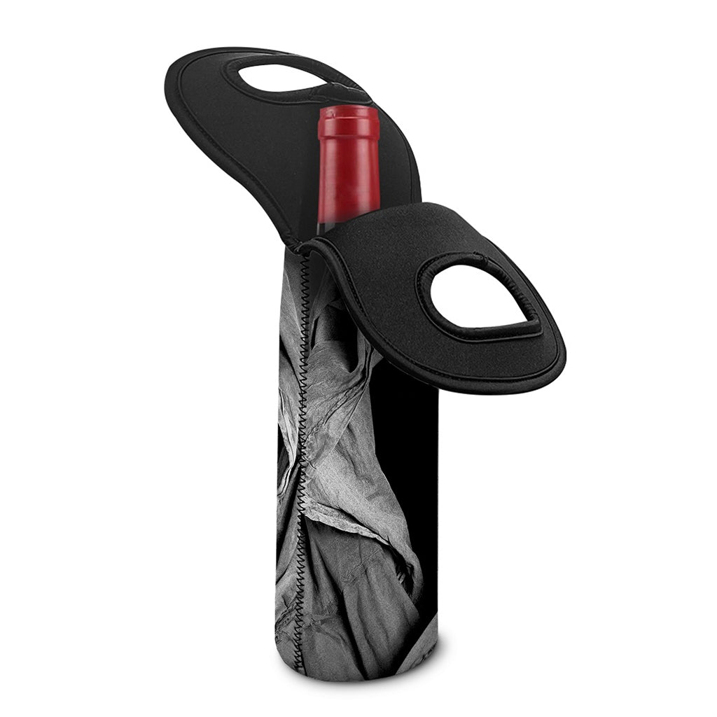 Ghost In The Darkness 3D Print Single Neoprene Wine Tote
