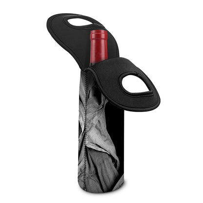 Ghost In The Darkness 3D Print Single Neoprene Wine Tote