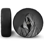 Ghost In The Darkness 3D Print Tire Cover With Camera Hole