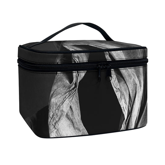 Ghost In The Darkness 3D Print Travel Makeup Bag