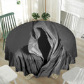 Ghost In The Darkness 3D Print Waterproof Round Tablecloth