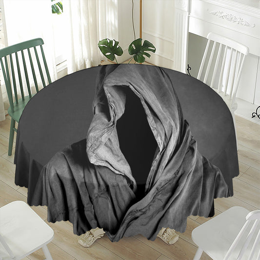 Ghost In The Darkness 3D Print Waterproof Round Tablecloth