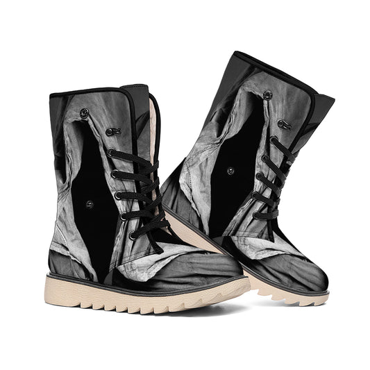 Ghost In The Darkness 3D Print Winter Boots