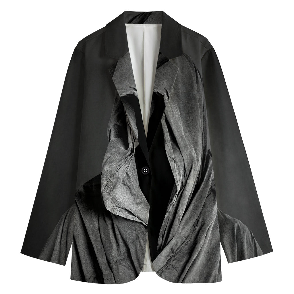 Ghost In The Darkness 3D Print Women's Blazer
