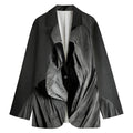 Ghost In The Darkness 3D Print Women's Cotton Blazer