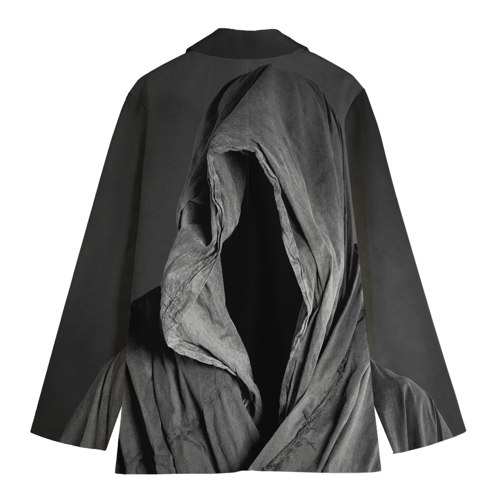 Ghost In The Darkness 3D Print Women's Cotton Blazer