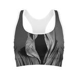 Ghost In The Darkness 3D Print Women's Sports Bra