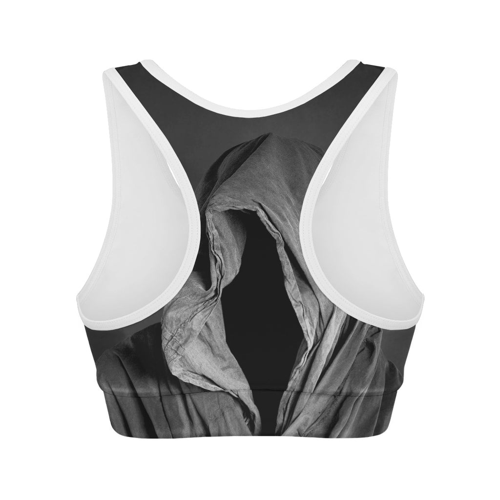 Ghost In The Darkness 3D Print Women's Sports Bra