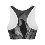 Ghost In The Darkness 3D Print Women's Sports Bra