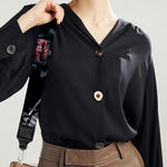 Ghost Samurai Mask Pattern Print Bag Strap