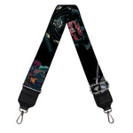 Ghost Samurai Mask Pattern Print Bag Strap