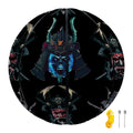 Ghost Samurai Mask Pattern Print Basketball