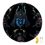 Ghost Samurai Mask Pattern Print Basketball