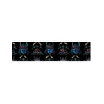 Ghost Samurai Mask Pattern Print Bed Runner