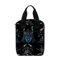 Ghost Samurai Mask Pattern Print Bible Tote Bag