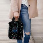Ghost Samurai Mask Pattern Print Bible Tote Bag